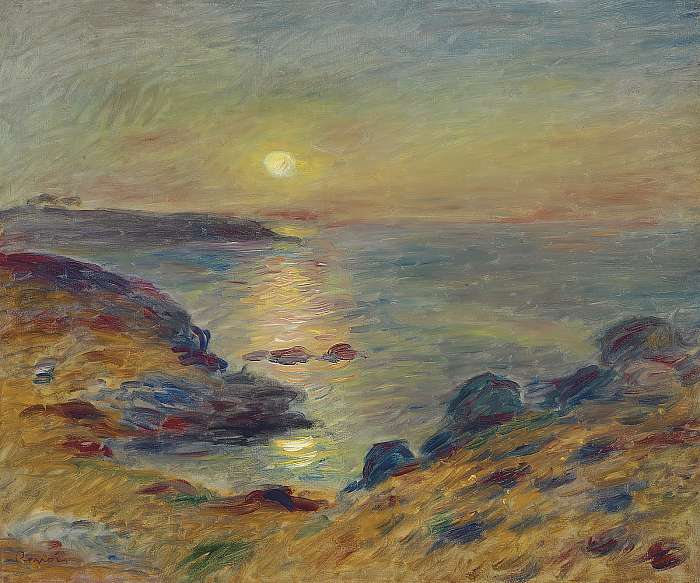 Naplemente Douarnenezben (c1883), Pierre Auguste Renoir