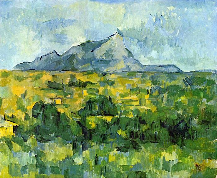 A Sainte- Victoire hegy, Paul Cézanne