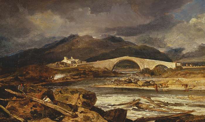 Tummel híd, Perthshire, William Turner