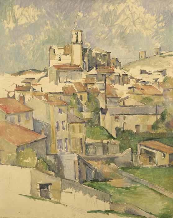 Gardanne II. (pasztel színváltozat), Paul Cézanne