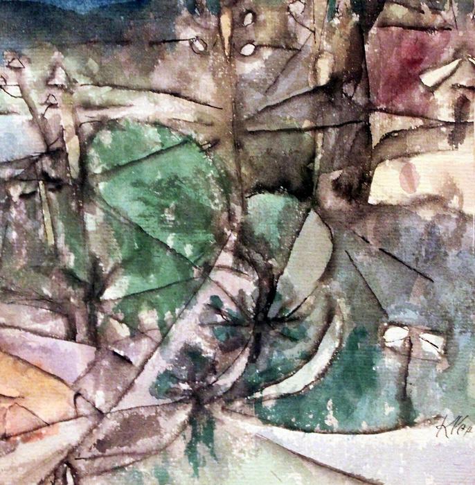 Leitungsstangen anagoria, Paul Klee