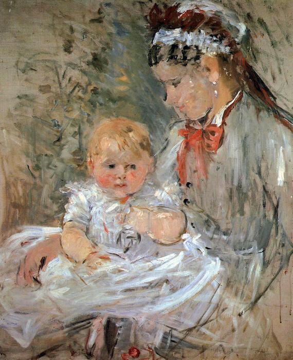 Julie a dadussal, Berthe Morisot