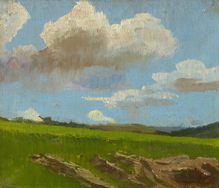 Tájkép felhőkkel, Mednyánszky László