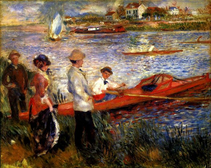 Evezősök Chatou-ból, Pierre Auguste Renoir