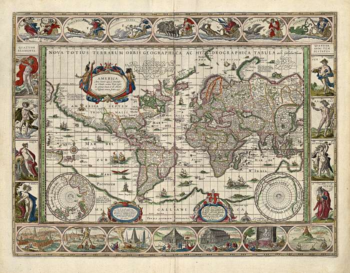 Világtérkép 1635 , 