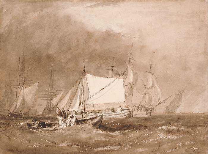 Halászhajók, William Turner