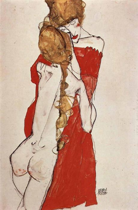 Anya és lánya, Egon Schiele