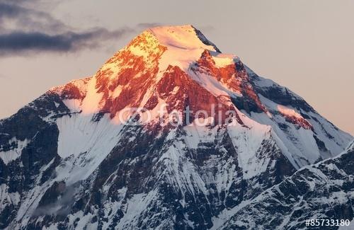 Dhaulagiri-nepáli hegyi panorámás kilátás, Premium Kollekció