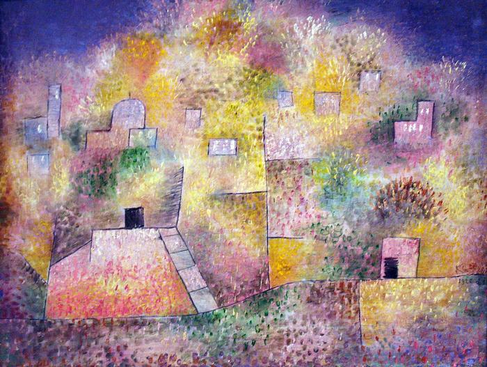 Oriental Pleasure Garden - színváltozat 1., Paul Klee