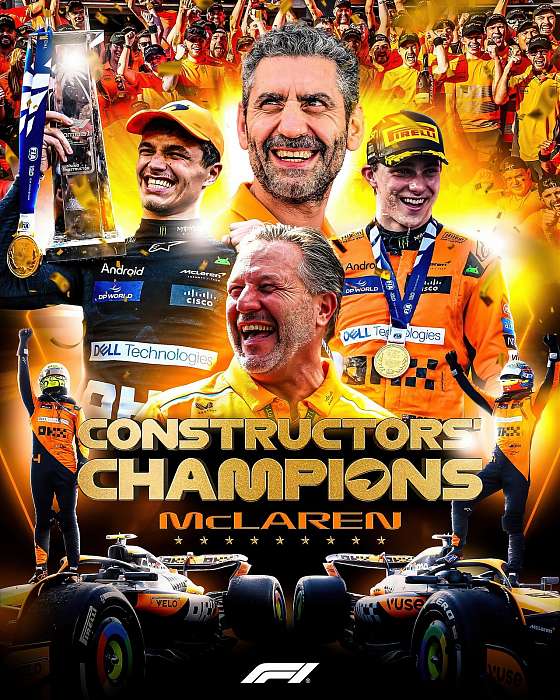 Mclaren 2024 Formula 1 - Constructors World Champion, 