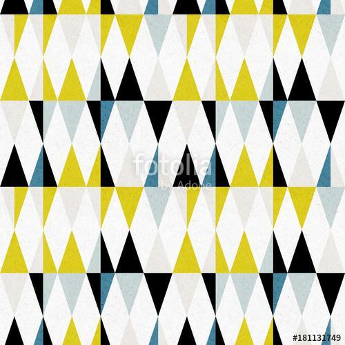 Triangles seamless pattern. Modern abstract geometric background, Premium Kollekció