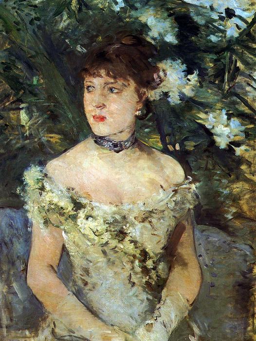 Fiatal nő báli ruhában, Berthe Morisot