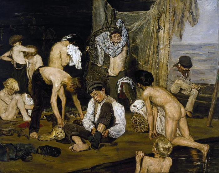 Fürdés után (színverzió 1.), Max Liebermann