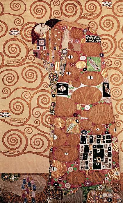 Ölelés (színverzió 2), Gustav Klimt