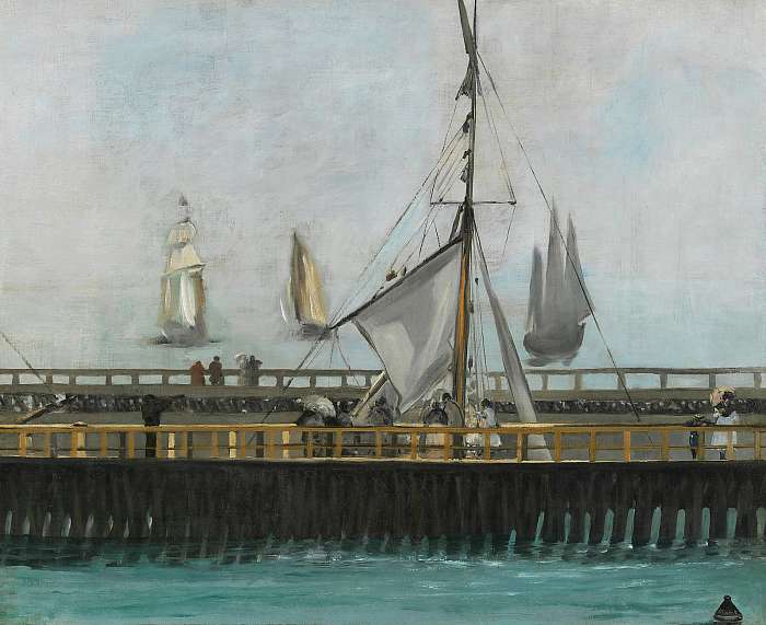 Boulogne sur Mer mólója, Edouard Manet