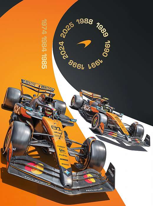 Mclaren 2025 Formula 1 Cars (F1), 