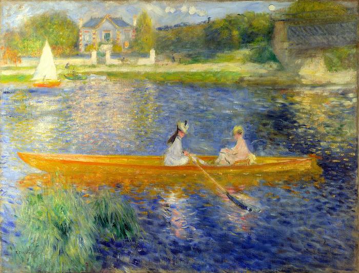 A csónak (Színverzió v1), Pierre Auguste Renoir