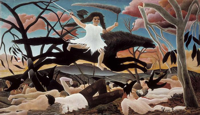 Háború, Henri Rousseau