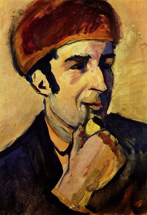 Portré Franz Marc-ról, August Macke