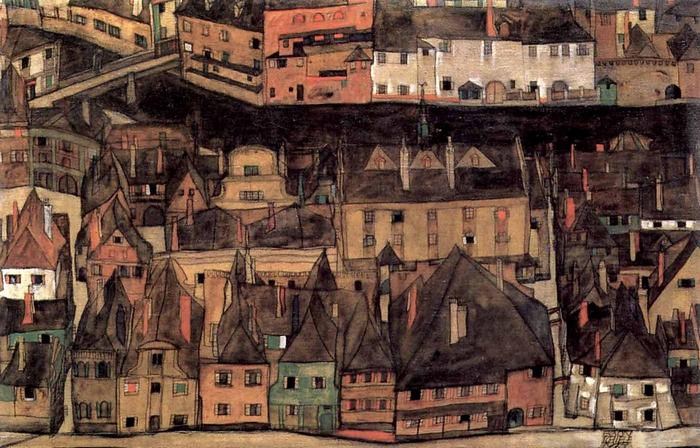 Kisváros (részlet), Egon Schiele