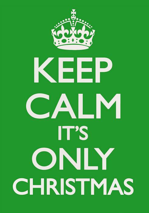 Keep Calm - It's Only Chrismtas, 
