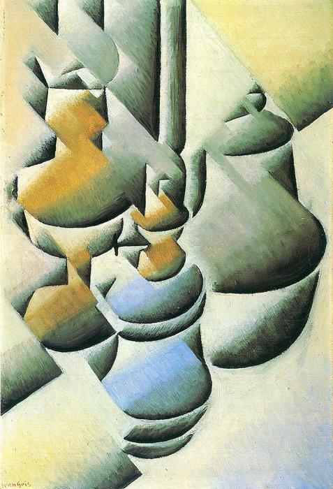 Csendélet olajlámpással, Juan Gris