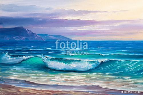 painting seascape, Premium Kollekció