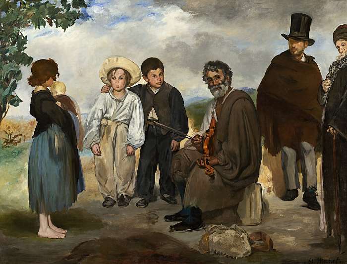 Az öreg zenész, Edouard Manet