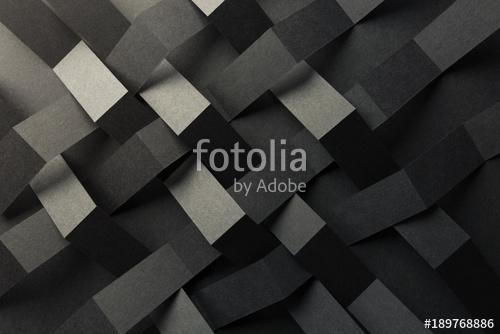 Dark composition with paper stripes, abstract background, Premium Kollekció