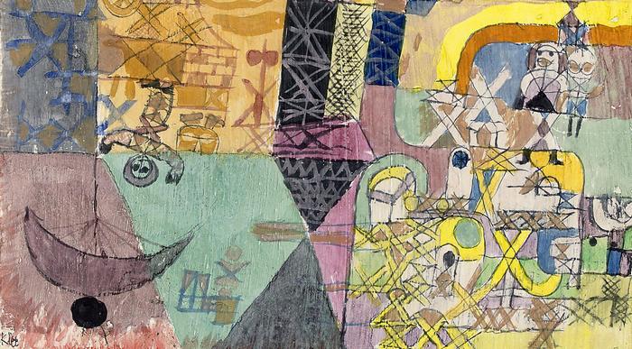 Asiatische Gaukler (1919), Paul Klee