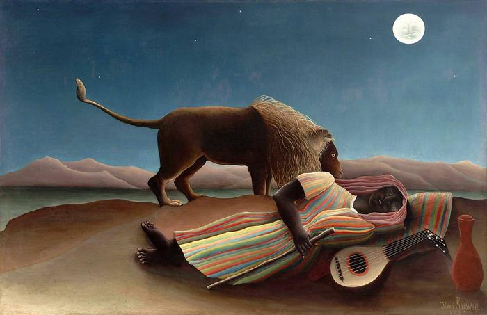 Alvó cigányasszony, Henri Rousseau