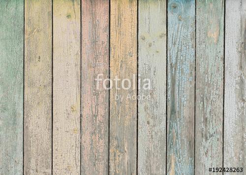 wood background or texture with pastel colored planks, Premium Kollekció