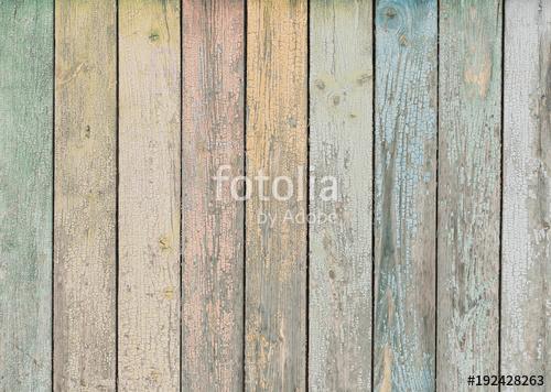 wood background or texture with pastel colored planks, Premium Kollekció