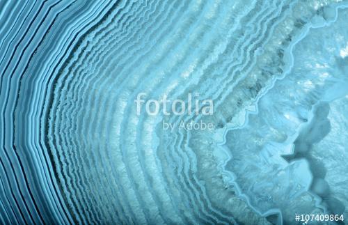 waves in light blue agate structure, Premium Kollekció