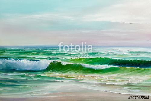 painting seascape, Premium Kollekció