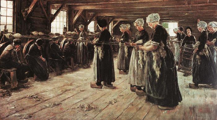 Fonónők Larenban (1887), Max Liebermann