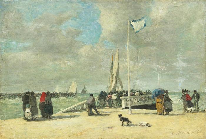 A mólón, Eugène Louis Boudin