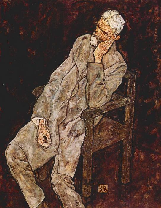 Johan Harms portréja, Egon Schiele