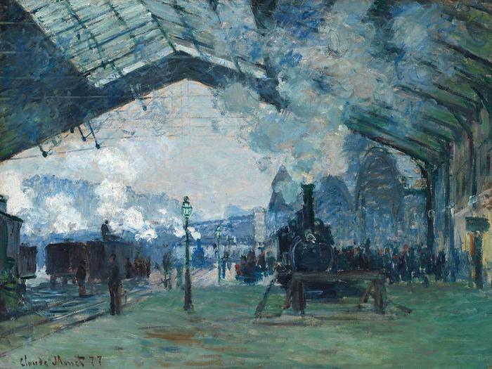 Érkezés a Gare Saint-Lazare állomásra (1877), Claude Monet