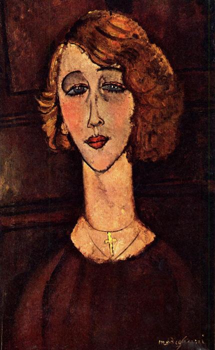 Hölgy kereszttel, Modigliani