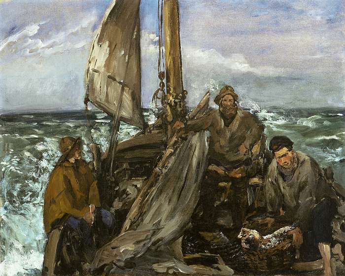 Halászok a tengeren, Edouard Manet