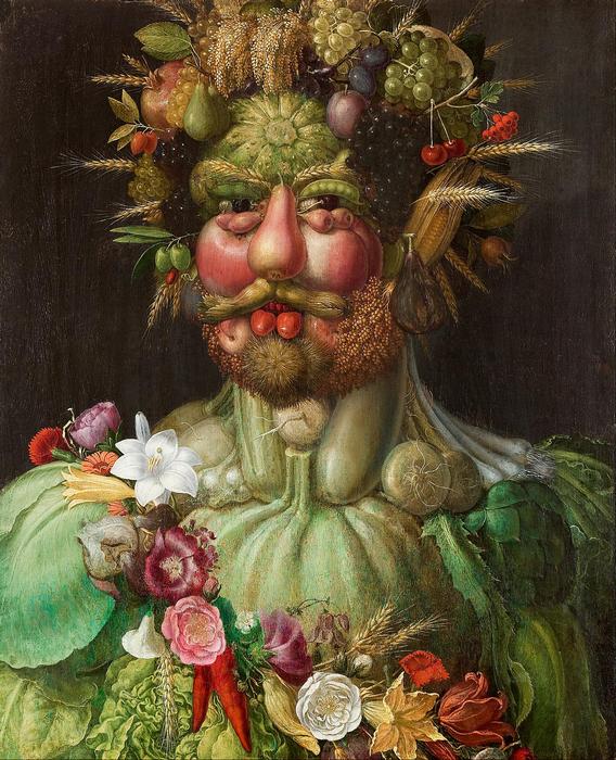 II. (Habsburg) Rudolf, mint Vertumnus, Giuseppe Arcimboldo