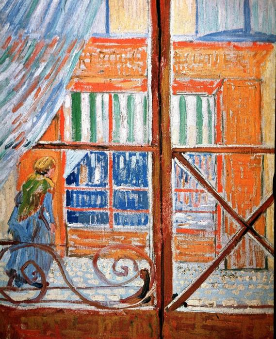 Hentesüzlet az ablakból nézve, Vincent Van Gogh