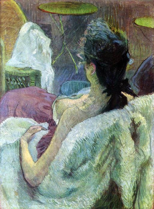 Pihenő modell, Henri de Toulouse Lautrec