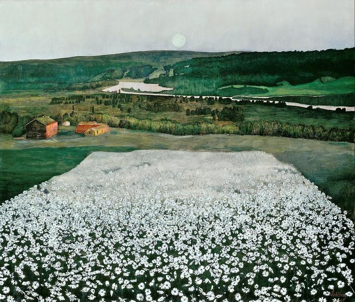 Virágos mező, Harald Sohlberg