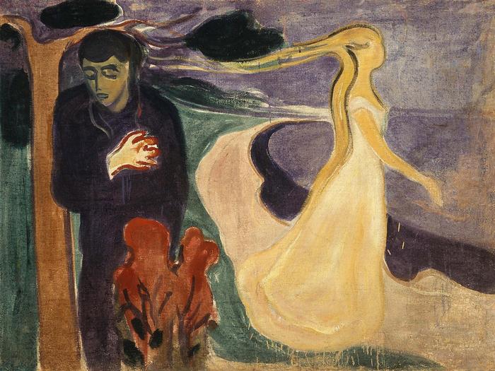Elválás, Edvard Munch
