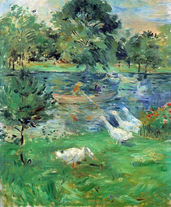 Lányok a csónakban, Berthe Morisot