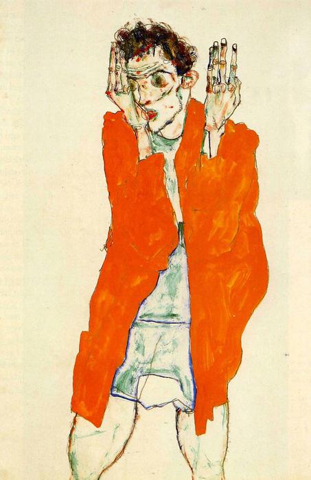 Önarckép, Egon Schiele