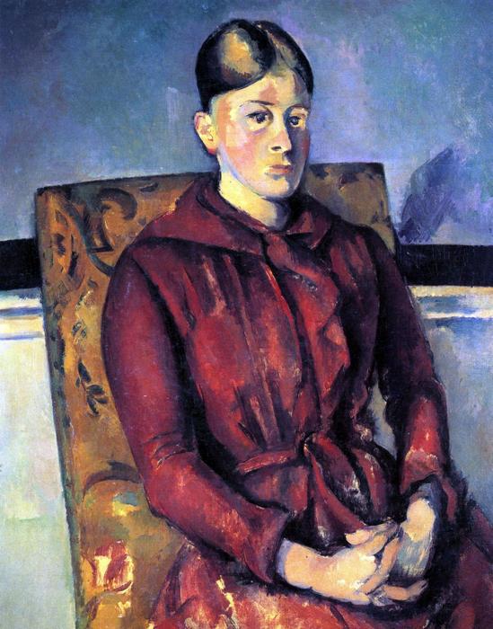 Portré Cézanne asszonyságról az sárga fotelban, Paul Cézanne
