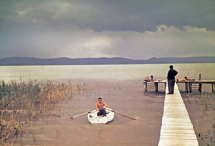 Balatonlelle, közelgő vihar (1968), 